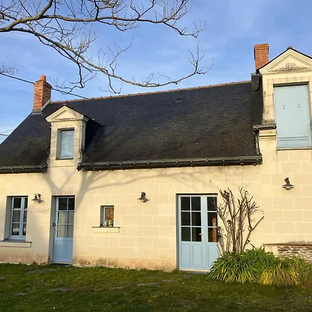Charmant Studio Dans Une Longere La Menitré Exterior foto